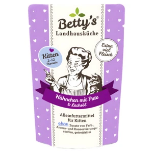 Bettys Landhausküche für Kitten Hühnchen mit Pute 12x 100 g, UVP 20,28 EUR, NEU - Bild 1 von 1