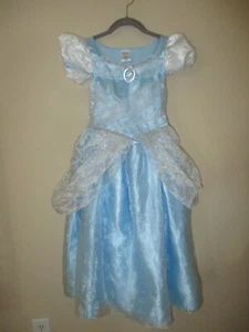 Niñas Disney Store Vestido Cenicienta Vestido Disfraz Talla 9/10 - Imagen 1 de 6