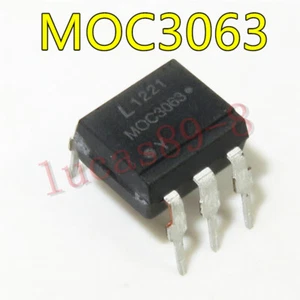 100PCS MOC3063 DIP-6 Driver Output Optocoupler IC - Picture 1 of 2