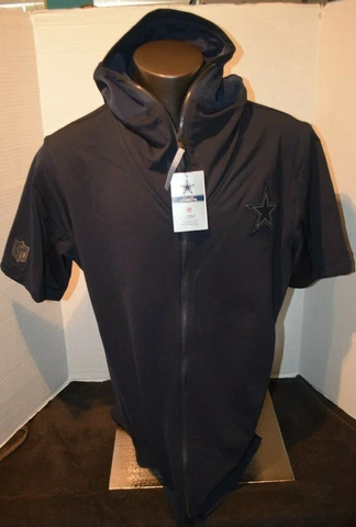Nike Men's Dallas Cowboys NFL on field Short Sleeve light weight Hoodie NWT M-XL Cover