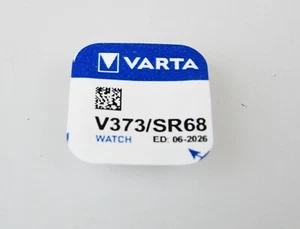 V373  Varta Knopfzelle Batterie V 373 SR68, SR916, SR916SW, 539, V373, WA - Bild 1 von 2