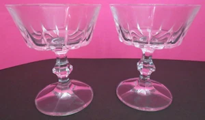2er Set Gläser Esprit by Princess House 24% Bleikristall Champagner Sherbert - Bild 1 von 6