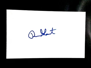RON GANT ATLANTA BRAVES STAR SLUGGER SIGNED AUTOGRAPHED INDEX CARD 3X5 - Picture 1 of 1