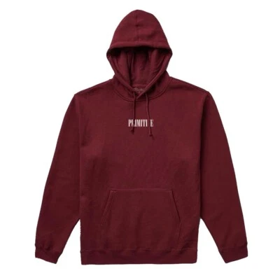 Primitive x Guns N’ Roses STREETS Mens Burgundy Pullover Hoodie Size Small - Image 1 of 2