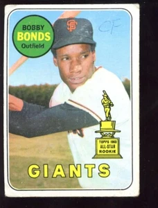 1969 Topps Baseball Card #630 Bobby Bonds Rookie - Picture 1 of 1