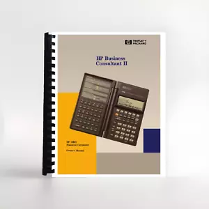 Manual for Hewlett Packard HP-19BII Calculator - Picture 1 of 1
