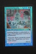 Magic The Gathering MTG BUBBLING BEEBLES FOIL Urza's Destiny SP Slightly Played