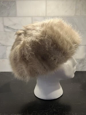 Sombrero de piel vintage Miller and Rhoads Virginia Foto 1 de 4