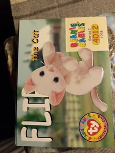 Xm39 Ty Beanie Baby Trading Card - Series 1 - 1998 - EU - No 4012 Flip - Picture 1 of 1