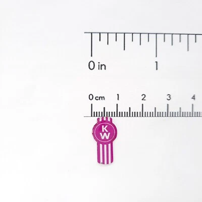 RC 1/14 KENWORTH EMBLEM Handcrafted Scale Realistic Badge Tamiya Hauler TRX6 - Image 1 of 4