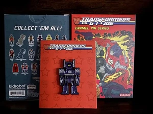 Kidrobot Transformers Vs G.i. Joe Blind Box Enamel Pin- Shockwave - Picture 1 of 1
