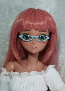 1/3 1/4 BJD SD 60cm 45 eye glasses eyeglasses Dollfie Blue clear lens Style 35 - Picture 1 of 6