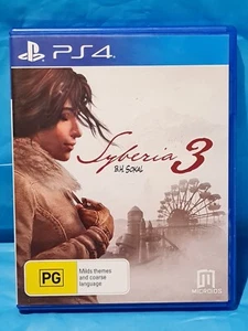 SYBERIA 3 B.H. SOKAL: PS4, PlayStation 4 PAL Game. Disc VGC. - Picture 1 of 9