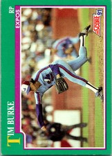 1991 Score Baseball John Burkett San Francisco Giants #70 v2