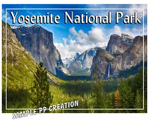 IMÁN FOTO REFRIGERADOR PARQUE NACIONAL YOSEMITE 4 X 3 PULGADAS VIAJE - Imagen 1 de 1