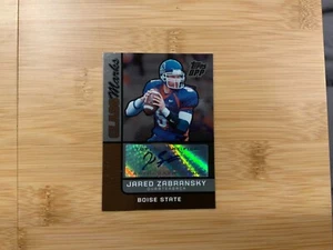 2007 Jared Zabransky Rookie RC Auto Boise State BSU Broncos Topps DPP 75/75 - Picture 1 of 2