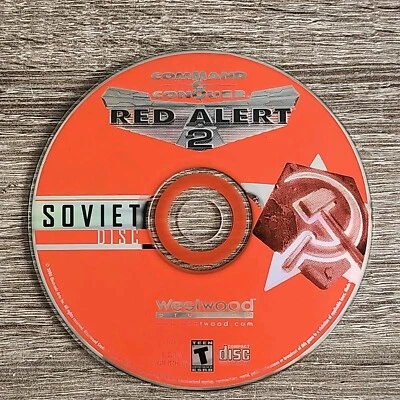 Command & Conquer: Red Alert 2 (PC, 2000), SOVIET CD, DISC ONLY - Westwood Game - Image 1 of 4