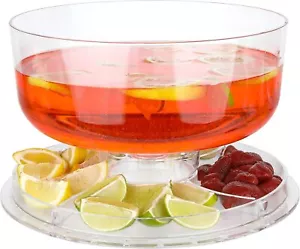 Acrylic Cake Stand with Lid, (6-in-1) Multi-Purpose Serving Tray with Domed Top - Picture 1 of 8