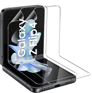 2X folia pancerna do Samsung Galaxy Z Flip 4 5G wyświetlacz folia szklana TPU antyszokowa - Zdjęcie 1 z 10