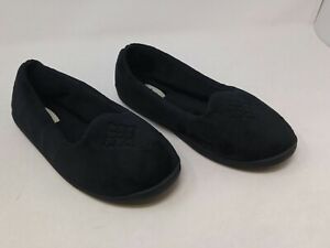 Dearfoams Women's Black Clog Slippers Size 7-8 US