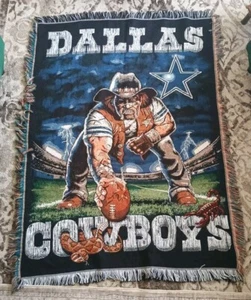 Vintage Northwest Company Dallas Cowboys Throw Blanket - Picture 1 of 6