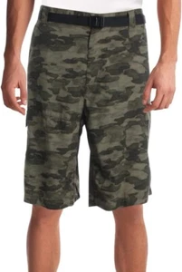 Columbia Battle Ridge Cargo Shorts Herren Gr. 36 Grün Camouflage Leicht Neu mit Etikett - Bild 1 von 6