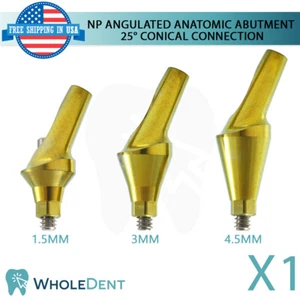 X1 NP Conical Connection Angulated Anatomic Abutment 25° Dental Ø5.0mm - Picture 1 of 3