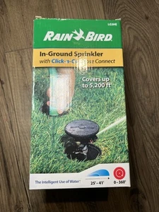 Rain Bird LG3HE Impact Sprinkler - Black In Ground With Click-n-go Hose Connect - Picture 1 of 5