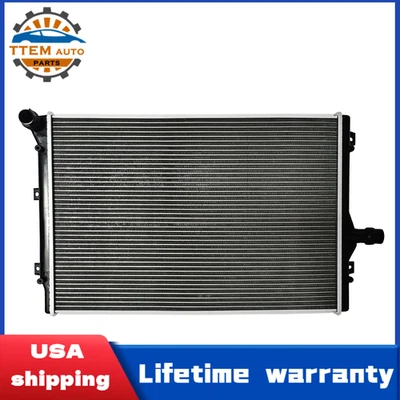 CU2822 Radiator For 2004-2015 Audi A3 S3 TT/ VW Beetle Golf Jetta TDI Eos 2.0L Foto 1 de 4
