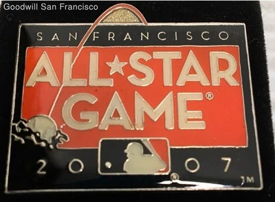 Lot of 2 San Francisco Giants MLB Baseball All-Star Game Enamel Pins 2007 - Image 1 of 3