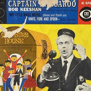 Captain Kangaroo Bob Keeshan Please And thank you/ 45 Columbia Sleeve Only - Bild 1 von 3