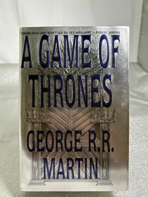 A Game of Thrones - George R R Martin / 1st Edition 1996 Signed/Illustrated/Note Foto 1 de 4