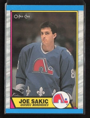 1989-90 O-Pee-Chee #113 Joe Sakic Quebec Nordiques Rookie Near Mint or Better - Image 1 of 2