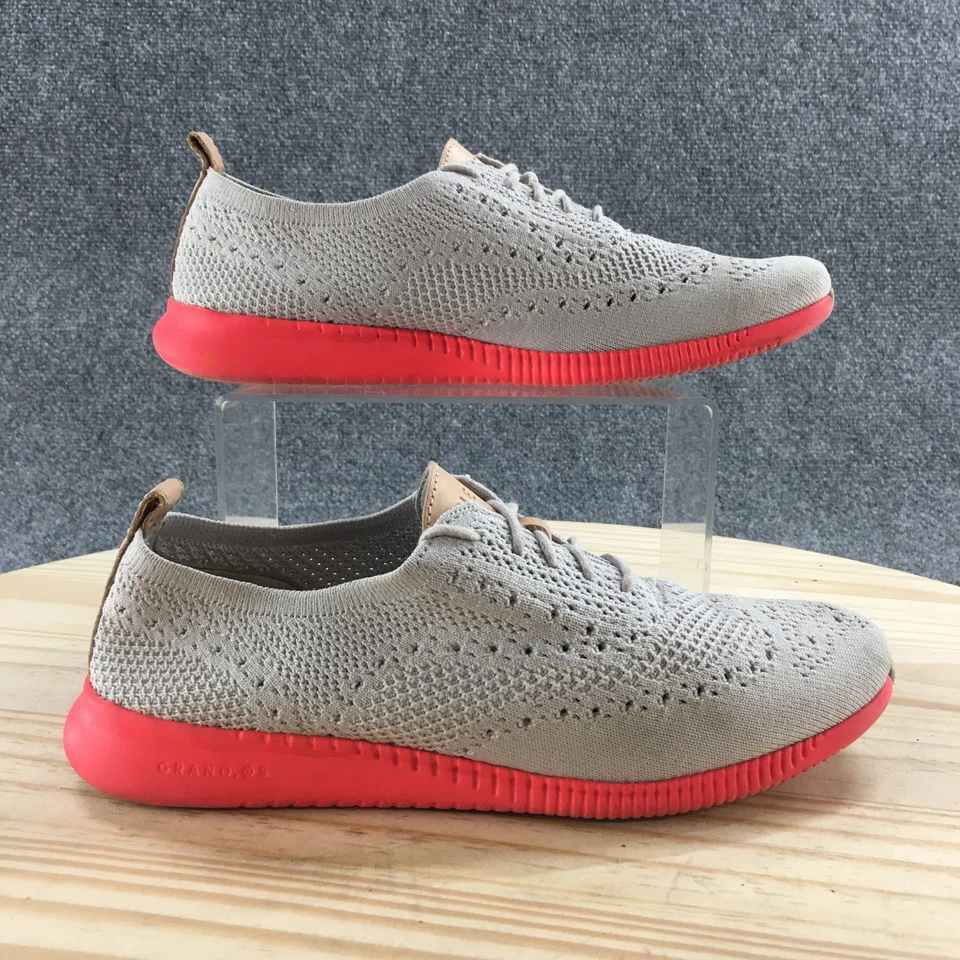 Cole Haan Shoes Womens 8.5 B Zerogrand Stitchlite Oxford Gray Lace Up W10861 - Image 1 of 4