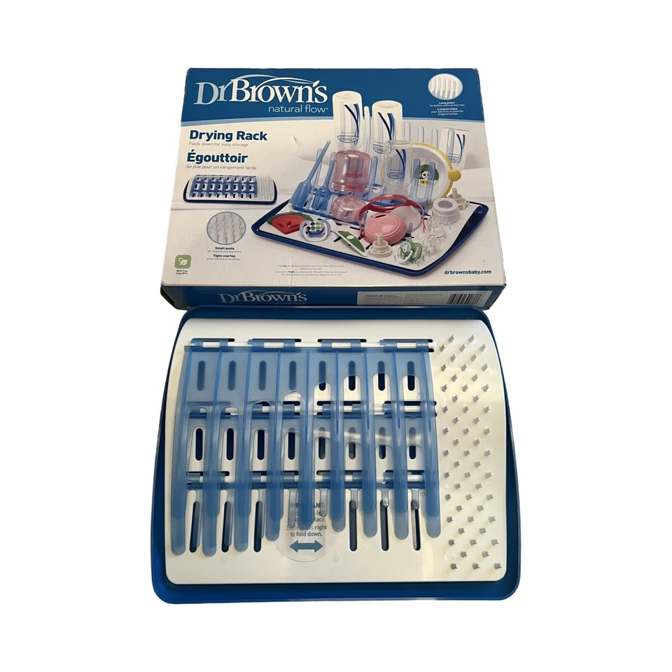 Dr. Brown's Universal Baby Bottle and Accessory Drying Rack New Open Box - Image 1 of 2