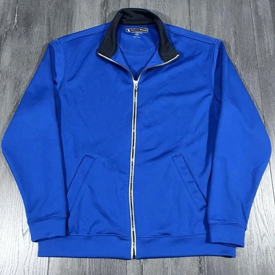 Chaqueta Pebble Beach Performance Para Hombre M Azul Club de Golf Cremallera Completa Azul L/S Elastizada Foto 1 de 4