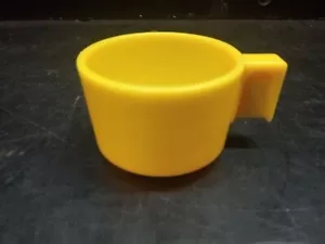 Vintage F-P Toys Yellow Cup 2-4 Kids Toddler Baby - Picture 1 of 12