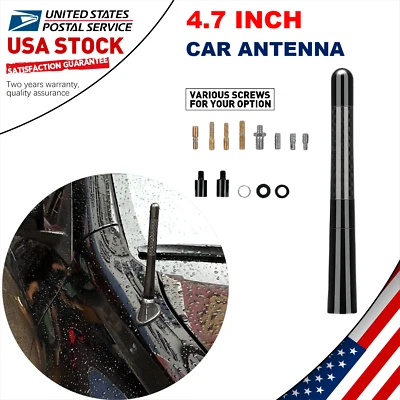 4.7" Black Car wash Proof Antenna mast FM/AM for 2020 Toyota Sienna, Tacoma — 第 1/4 张图片