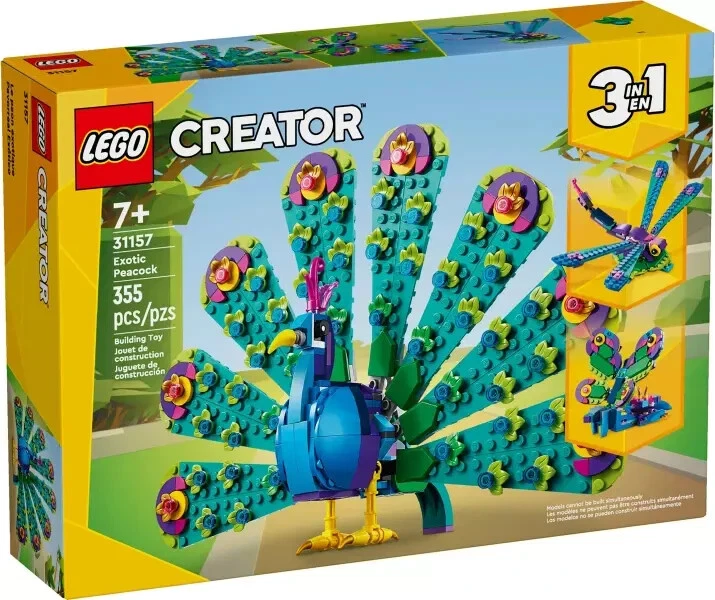 LEGO CREATOR 3 in 1 - 31157 - Exotischer Pfau / Exotic Peacock NEU & OVP - Bild 1 von 1