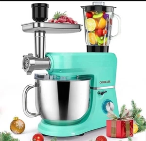 COOKLEE 6-IN-1 Stand Mixer 8.5 Qt. Multifunctional Kitchen Mixer with 9 Acces... - Picture 1 of 7