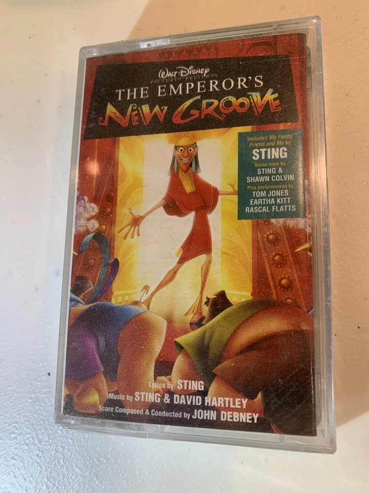 The Emperor's New Groove Soundtrack Cassette Tape NEW SEALED Sony 2000  - Image 1 of 4
