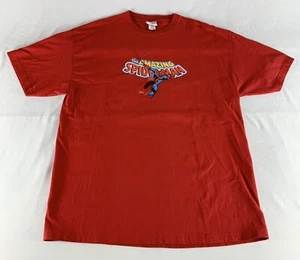 Y2K Marvel Comics The Amazing Spiderman Graphic T Shirt Men's XL Red 2006 - Picture 1 of 6