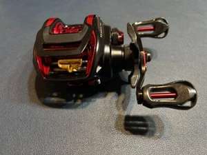 DAIWA T3 AIR 1016L-TW Reel Bait Finesse Black/Red Used From Japan - Picture 1 of 14