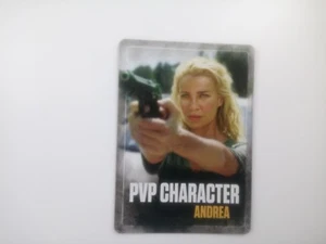 ANDREA PVP CHARACTER CARD /KICKSTARTER EXCLU WALKING DEAD NO SANCTUARY M99 - Imagen 1 de 1