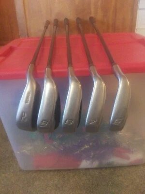 Cobra S2 Iron Set: RH, 6-PW, REG Graphite. NEW Grips. Very Nice. - Image 1 of 4