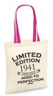 83rd Party Cotton Tote Bag Birthday Presents Gifts Year 1941 Shopper Shopping