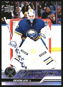 2023-24 Upper Deck #237 Devon Levi YG RC 