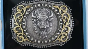 Nocona Buffalo Head Belt Buckle 37010 - Picture 1 of 3