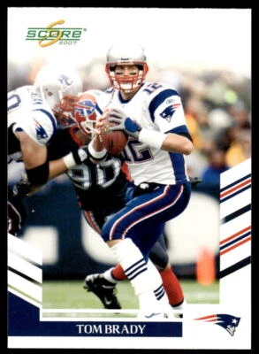 2007 Score #155 Tom Brady FOOTBALL New England Patriots - Image 1 of 2