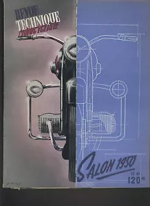 (12A)REVUE TECHNIQUE MOTOCYCLISTE SALON 1950 / MOBYLETTE MOTOBÉCANE/ BSA WM 20 - Picture 1 of 1